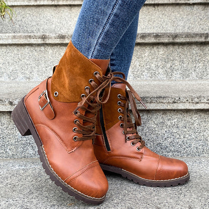 Anna | Women’s Lace-Up Winter Cowboy Boots