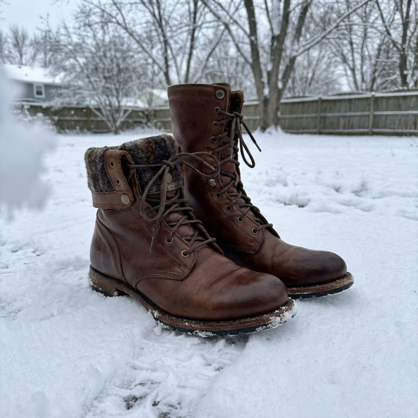 Anna | Women's Leather Lace-up Boots With Mid Shaft