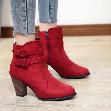 Kimberly | Women’s Chic Zip-Up Ankle Boots