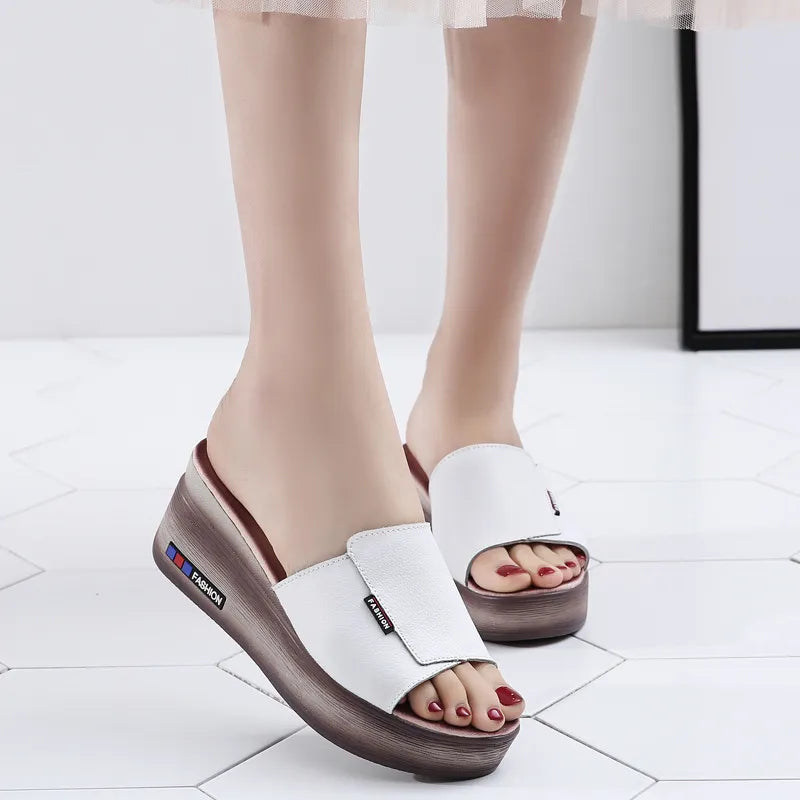 Emma | Women’s Leather Platform Sandals