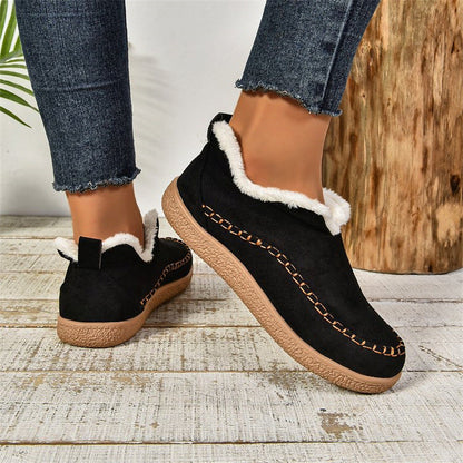 Chloe | Women’s Cozy Slip-On Moccasin Winter Boots