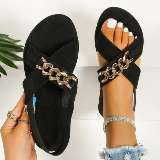 Allison | Women’s Flat Chain Sandals