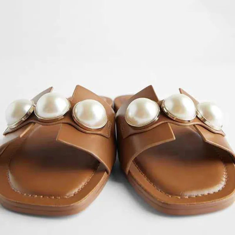 Cressida | Women’s Leather Flat Sandals