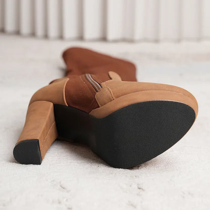 Claire | Women’s Over-the-Knee Suede High-Heel Boots