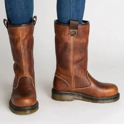 Jacklyn | Chic Women’s Leather Winter Boots