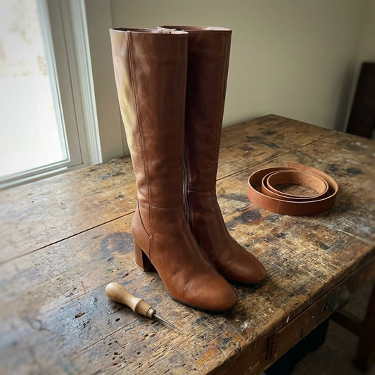 Claire | Women’s Knee-High Heeled Boots