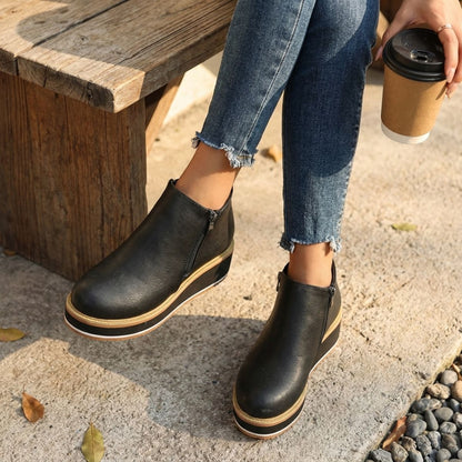 Amy | Women's Ankle Boots With Platform Sole