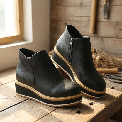 Amy | Women's Ankle Boots With Platform Sole