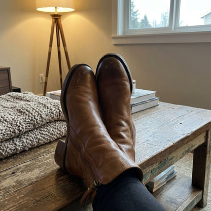 Selene | Leather Ankle Boots