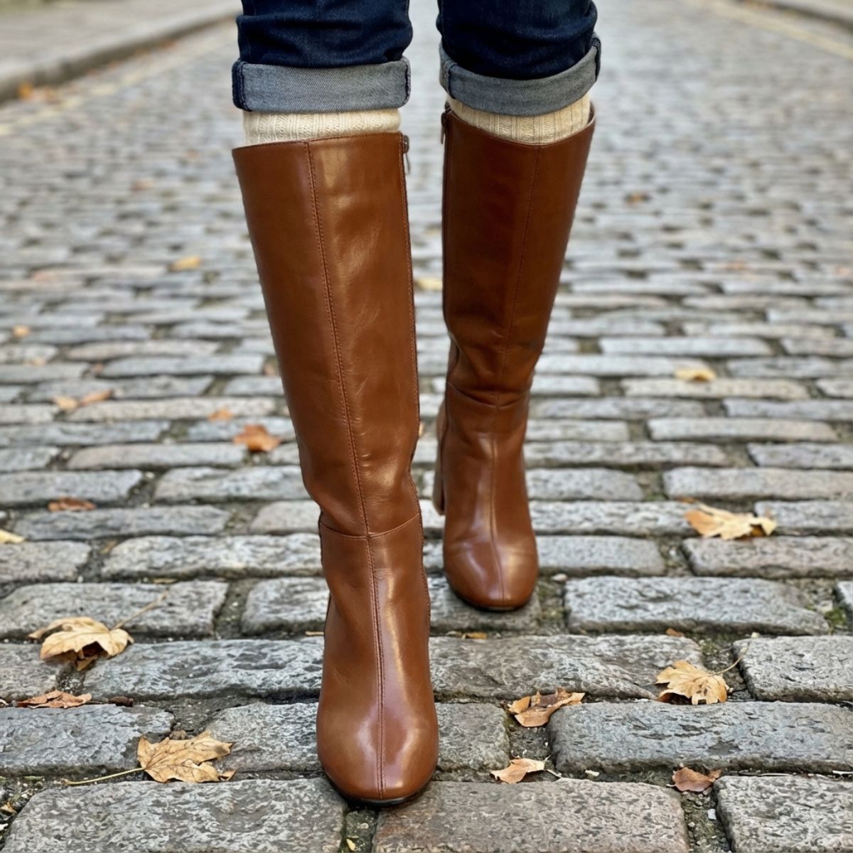 Claire | Women’s Knee-High Heeled Boots