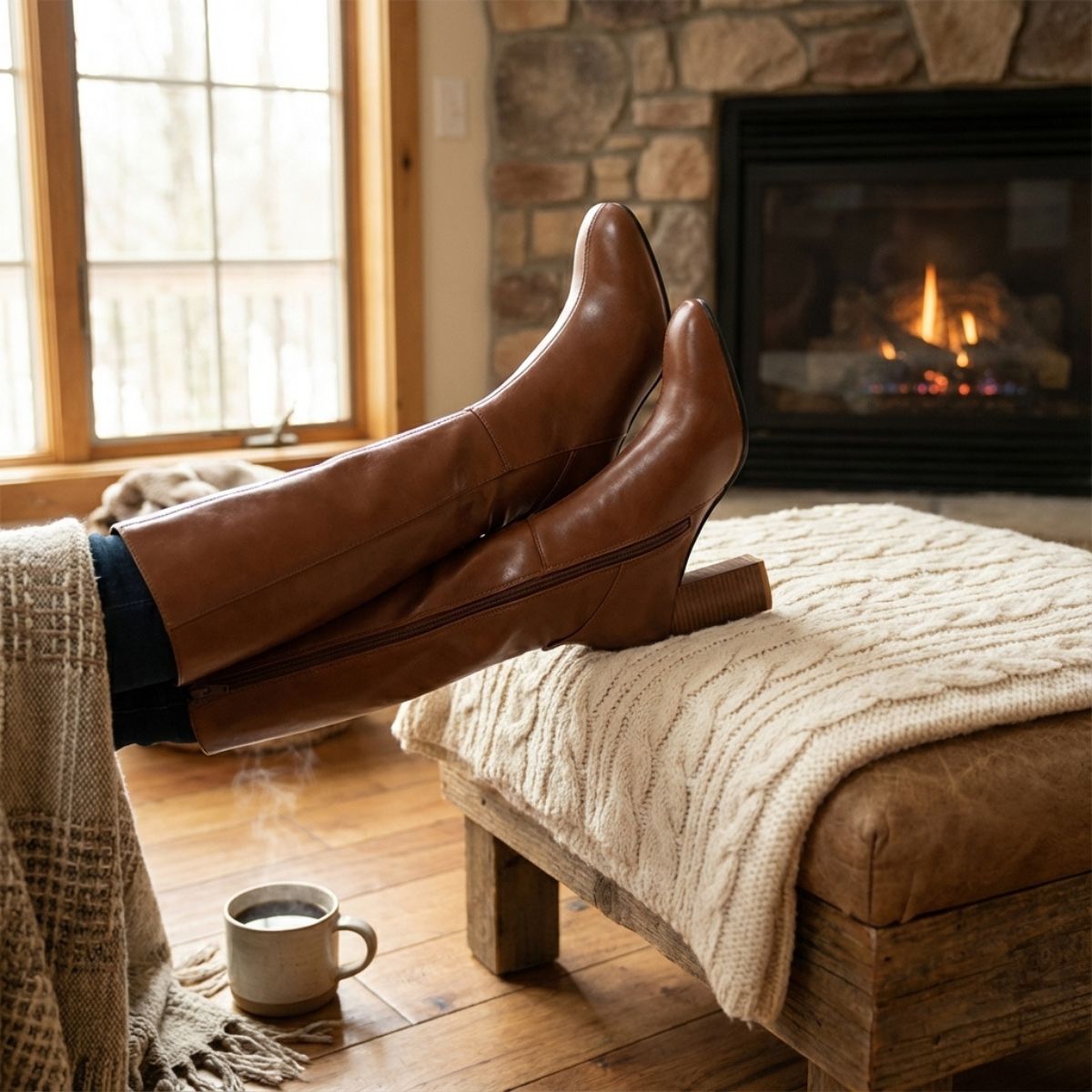 Claire | Women’s Knee-High Heeled Boots