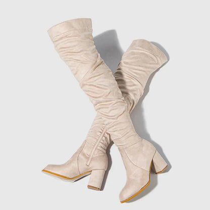 Kayla | Stylish Over-the-Knee Women's Heeled Boots