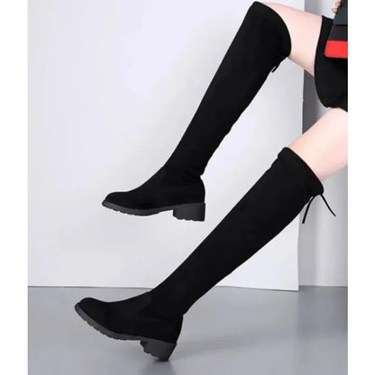 Danielle | Women’s Thigh-High Boots with Block Heels