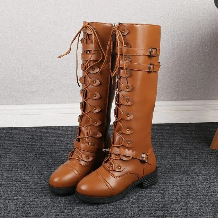 Ana | Women’s High Boots With Front Lace