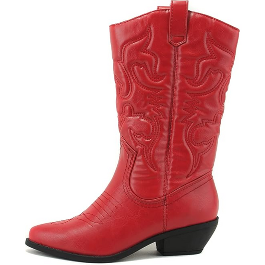 Alexis | Women’s Classic Western Boots with Embroidery