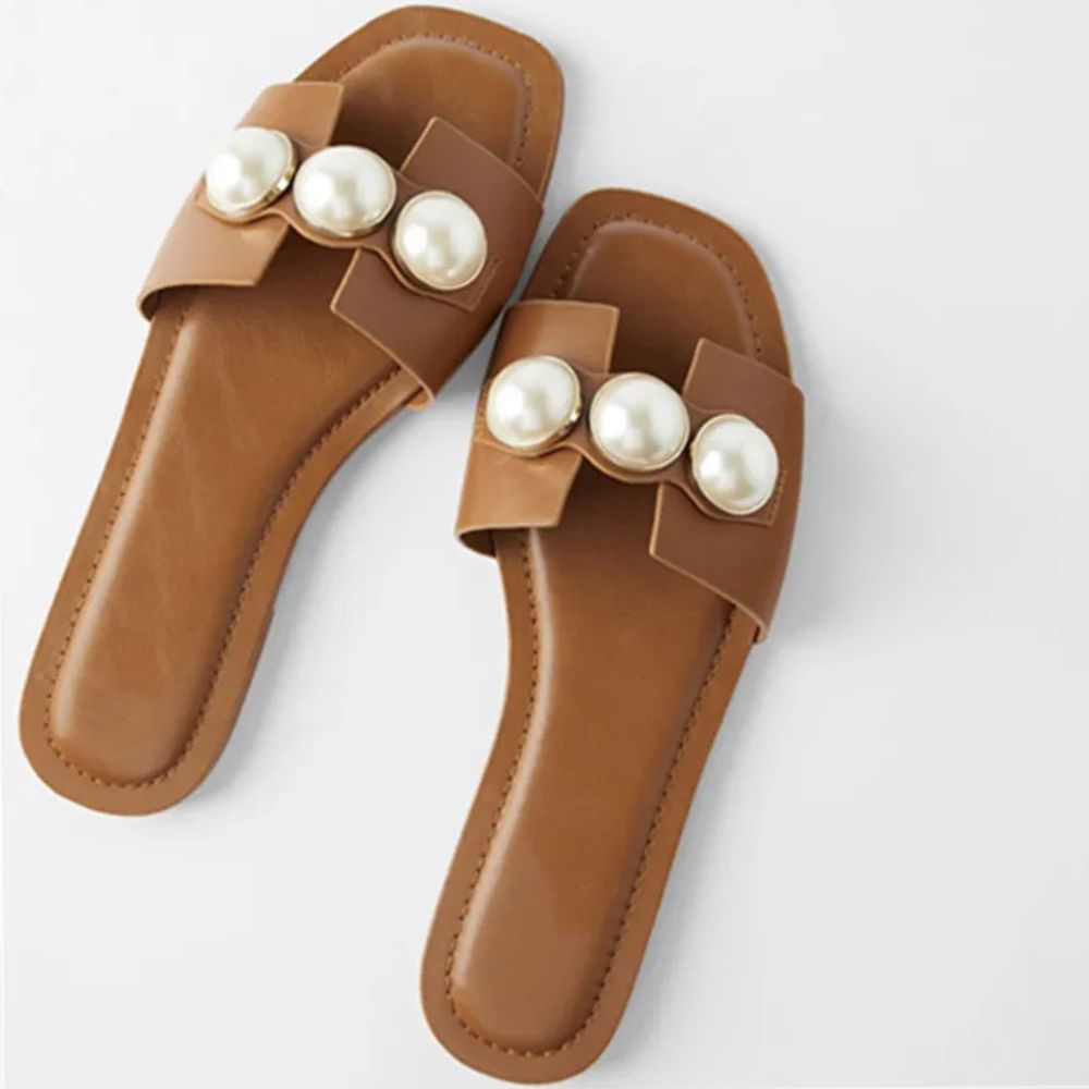 Cressida | Women’s Leather Flat Sandals