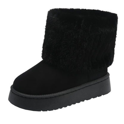 Madison | Women's Winter Fur Trim Ankle Boots