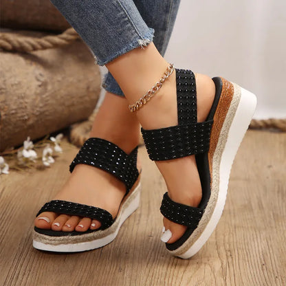 Natalia | Women’s Peep-Toe Wedge Sandals