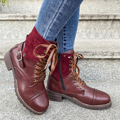 Anna | Women’s Lace-Up Winter Cowboy Boots