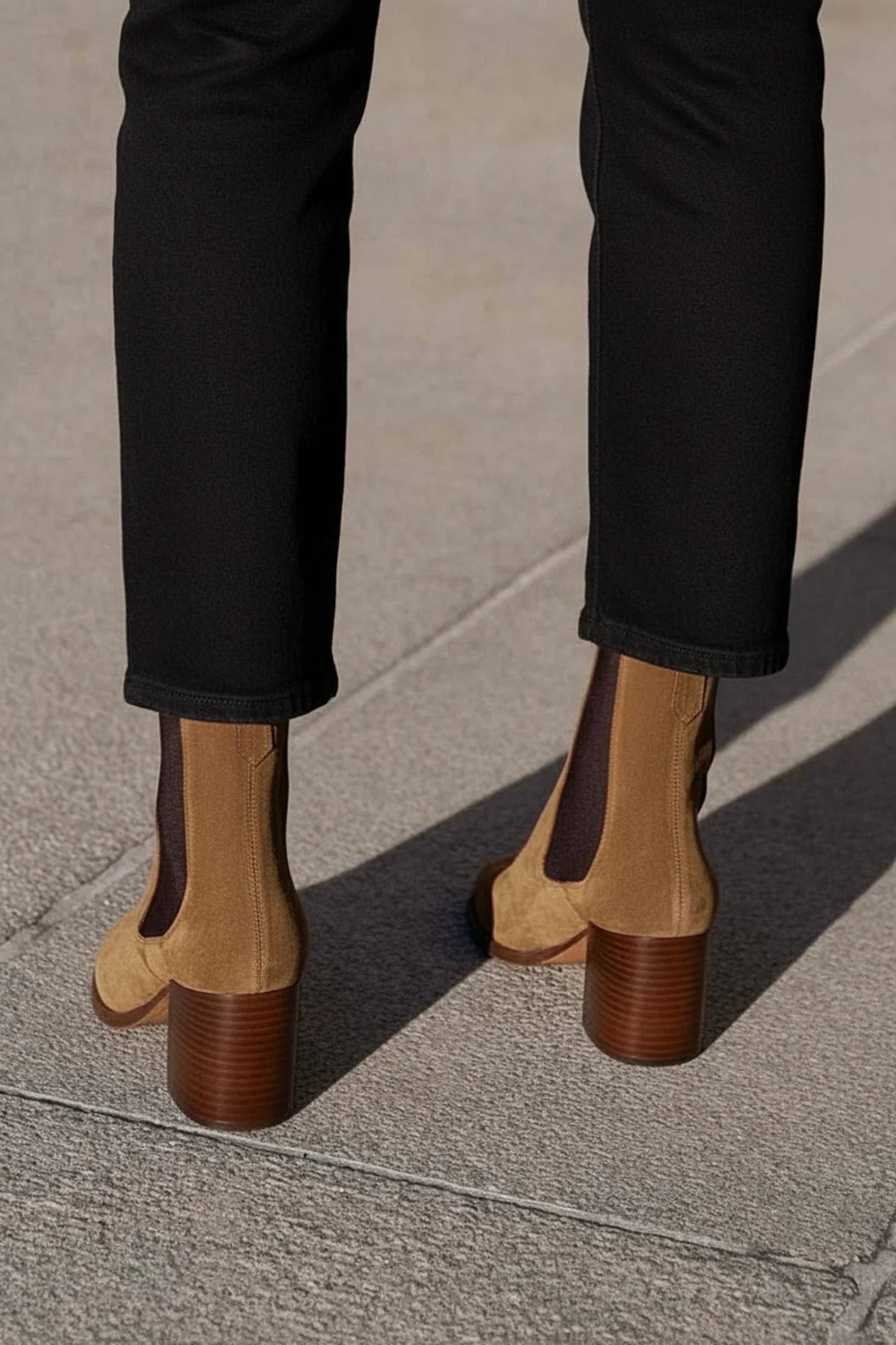 Chelsea Ankle Boots Block Heel for Women