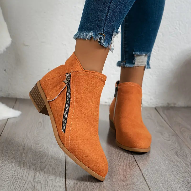 Eva | Women's Low Heel Ankle Boots
