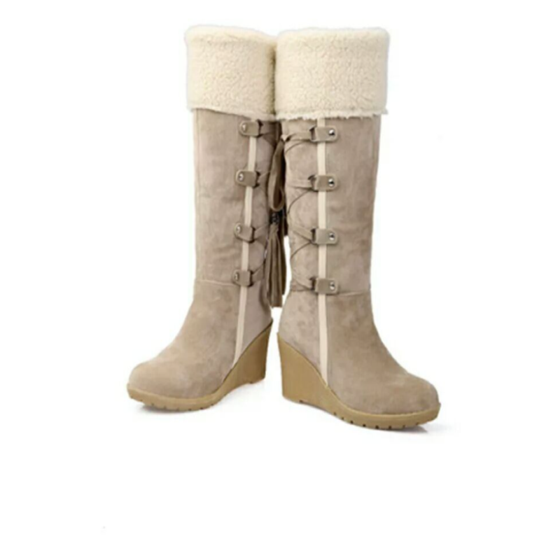 Ella | Women’s Knee High Wedge Winter Boots