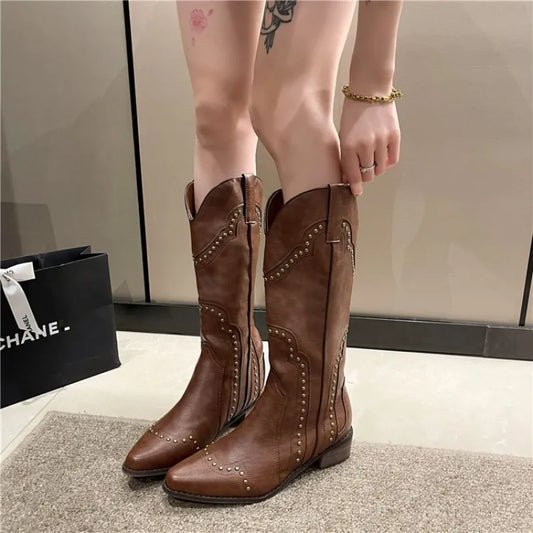 Amber | Women’s Summer Retro Western Cowboy Boots