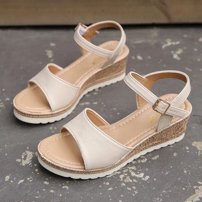 Bianca | Women’s Ankle Buckle Wedge Sandals